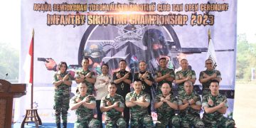 Infantry Shooting Championship 2023 Dibuka Danpussenif Letjen Anton Nugroho