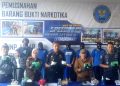 BNNP Jawa Barat Musnahkan Barang Bukti Narkotika Seberat Delapan Kilogram