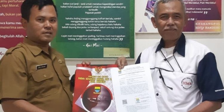 Jurnalis Bela Negara Kota Bandung Resmi Terdaftar, Raih Surat Keterangan Bakesbangpol Kota Bandung