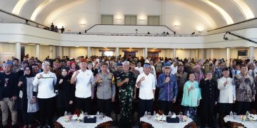 Pangdam III/Siliwangi Mayjen Erwin Djatniko Hadiri Deklarasi Pemilu Damai, Jabar Anteng