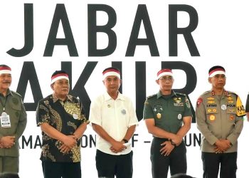 Ketua DPRD Jabar Taufik Hidayat Hadiri Deklarasi Jabar Aman Kondusif Rukun Jelang Pemilu 2024