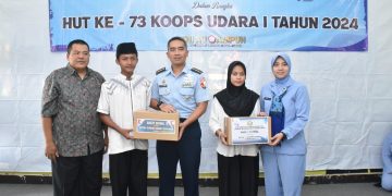 Lanud Husein Sastranegara Gelar Baksos dalam Rangka Hut Koopsud I