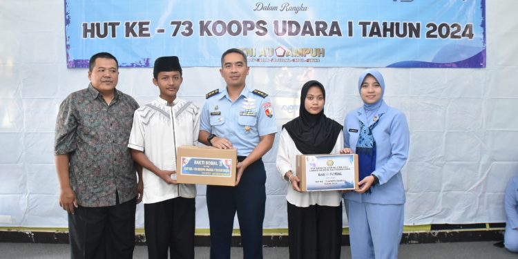 Lanud Husein Sastranegara Gelar Baksos dalam Rangka Hut Koopsud I