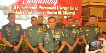 Pangdam III/Siliwangi Mayjen Mohammad Fadjar Gelar Launching Rehab RTLH Veteran TNI AD