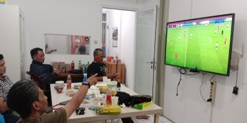 Jurnalis Bela Negara Gelar Nobar Kualifikasi Piala Dunia 2026 Indonesia vs China di Kota Bandung