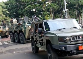 Kodam III/Siliwangi Gelar Patroli Gabungan, Antisipasi Unjuk Rasa di Kota Bandung