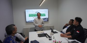 Direktur Harapan Amal Mulia, Agis Muhsin memaparkan kondisi masyarakat Gaza, Palestina pasca kehadiran Board Of Peace