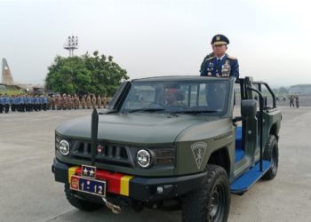 Kogartap II/Bandung Gelar Upacara HUT ke-81 TNI di Lanud Husein Sastranegara
